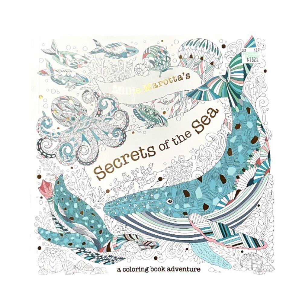 Secrets of the Sea Adult Coloring Book